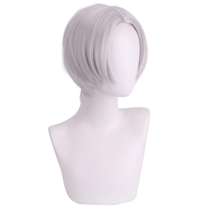 Kurokawa Izana Cosplay Wigs Short Silver Wigs