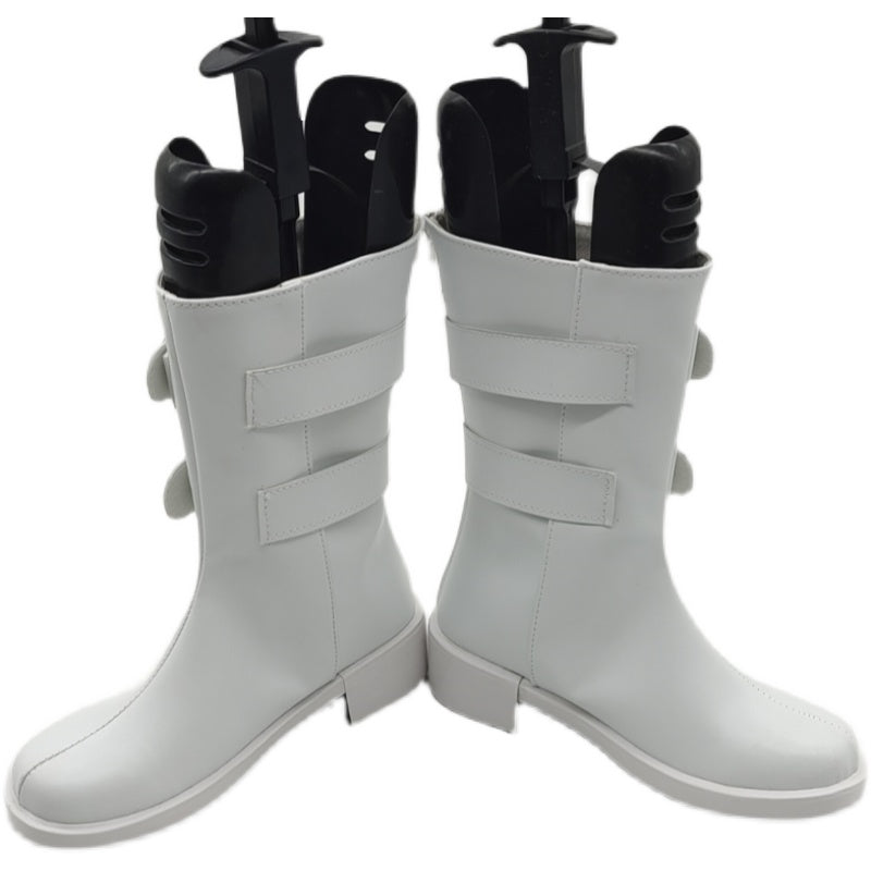Manjiro Sano Mikey Cosplay Boots White Boots
