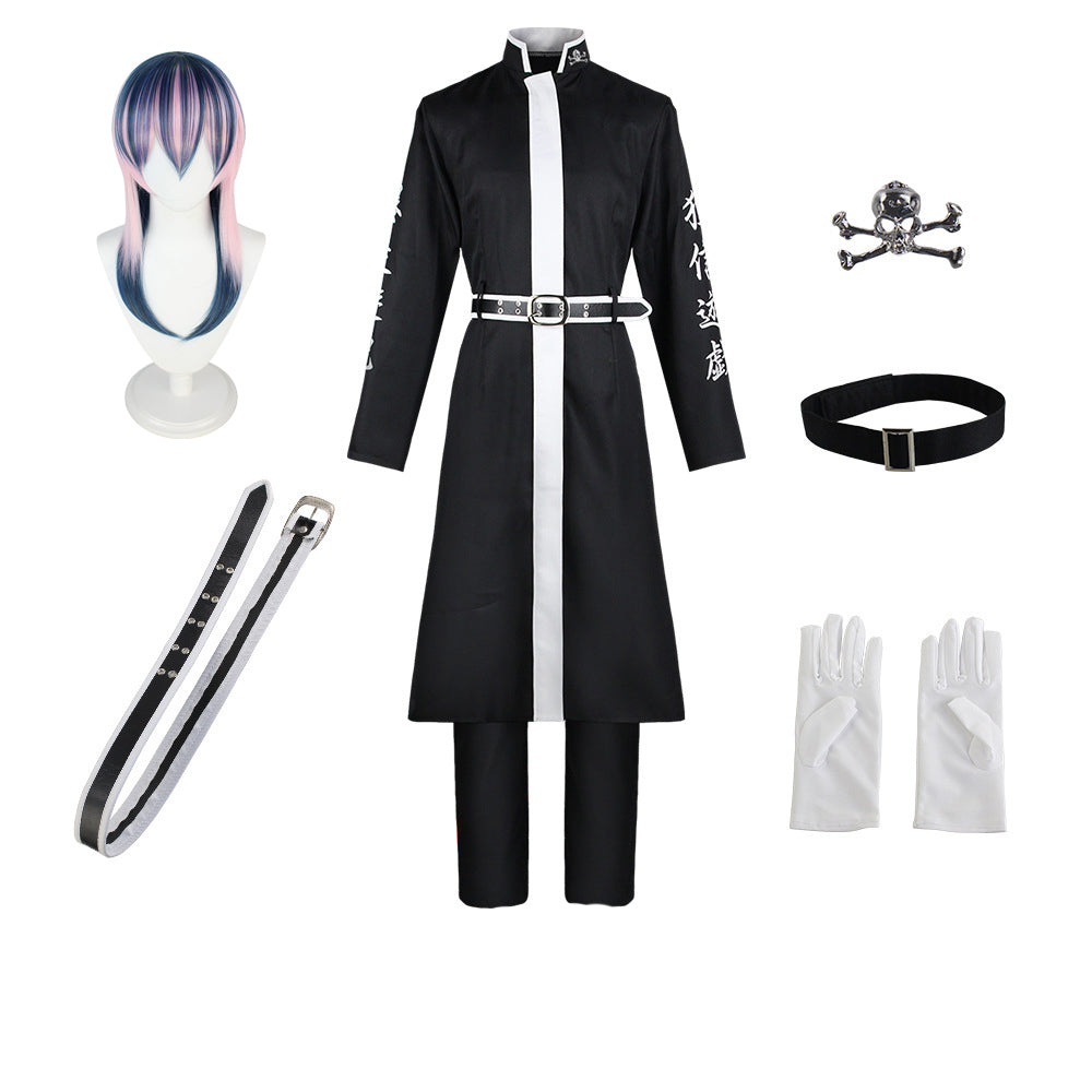 Rindo Haitani Uniform Costume+Wigs Whole Set Cosplay Costume Halloween Party Cosplay Outfit