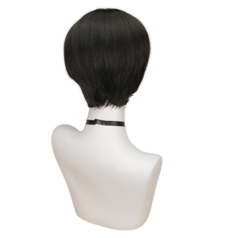Meryl Stryfe Cosplay Wigs Meriru Sutoraifu Black Short Wigs