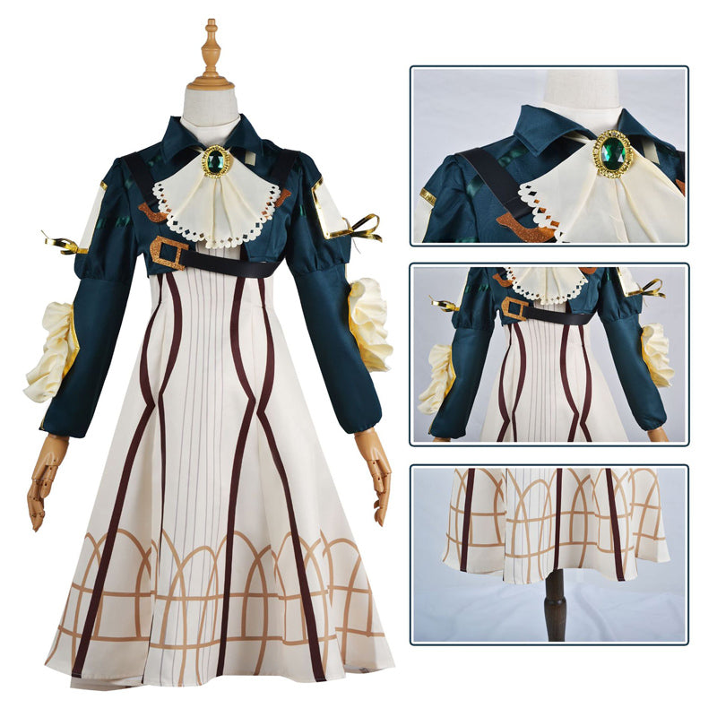 Anime Violet Evergarden Costume Lolita Dress Halloween Carnival Costume