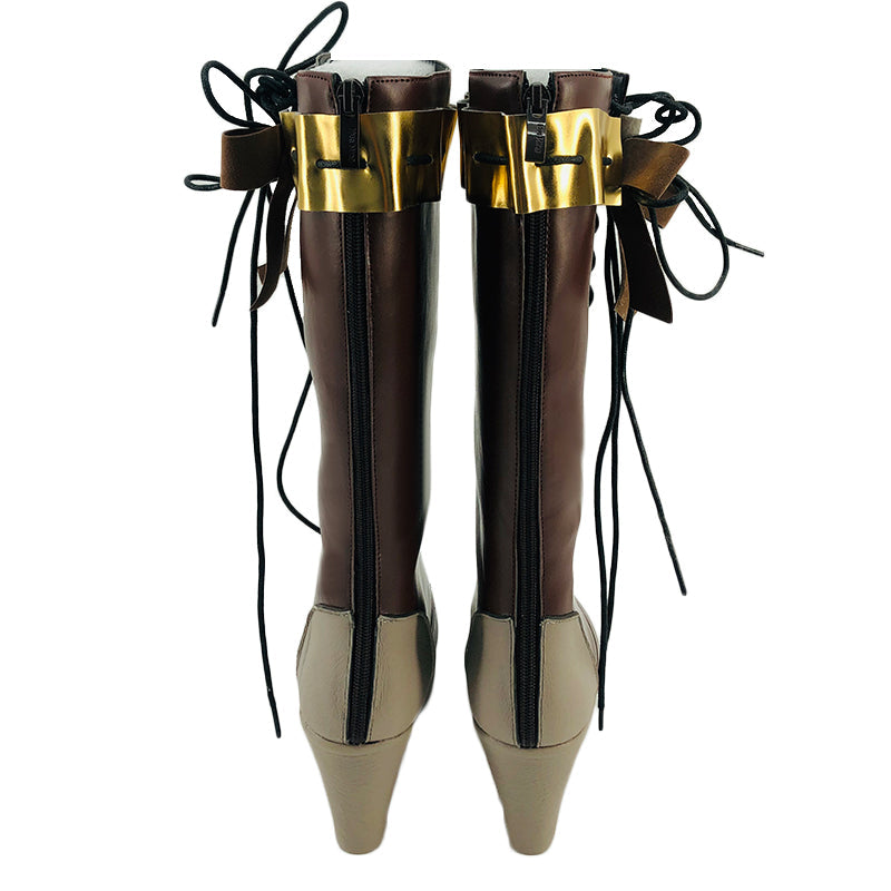 Anime Violet Evergarden Costume Shoes Halloween Costume PU Boots