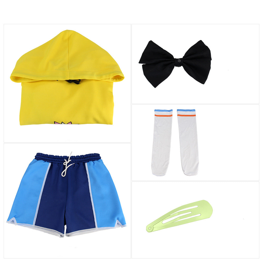 Anime Wonder Egg Priority Ai Ohto Whole Set Cosplay Costume With Wigs and Shoes Halloween Cosplay Outfit