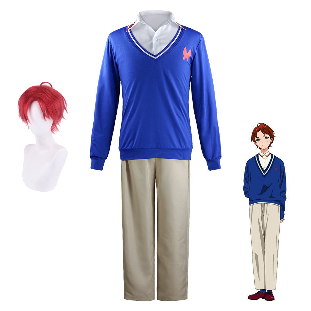 Anime Wonder Egg Priority Momoe Sawaki Cosplay Costume Halloween Carnival Costume