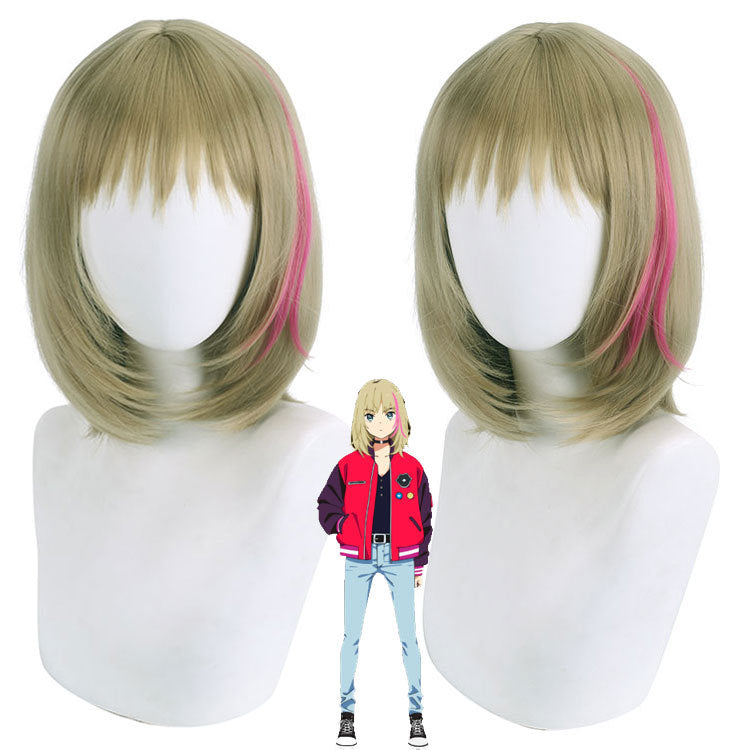 Anime Wonder Egg Priority Rika Kawai Cosplay Accessories Wigs