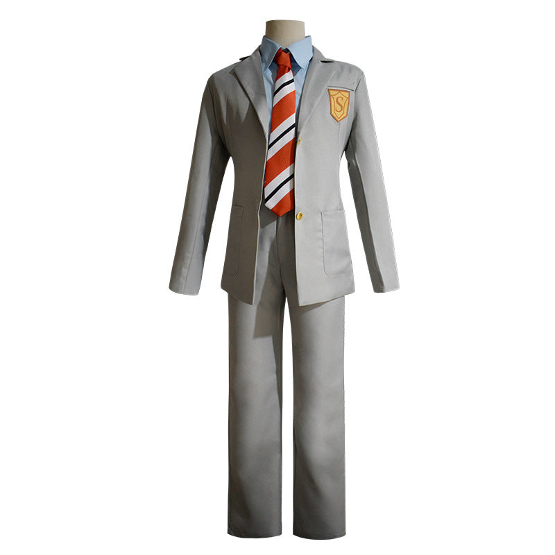 Anime Your Lie in April Cosplay Costume Kaori Miyazono Costume Kousei Arima Uniform Costume