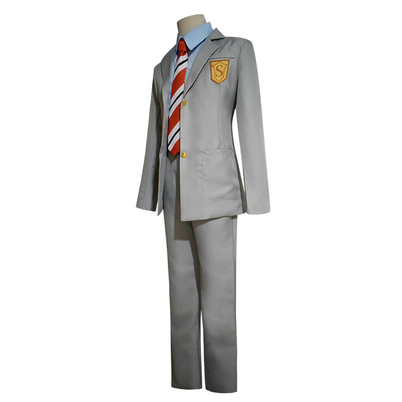 Anime Your Lie in April Cosplay Costume Kaori Miyazono Costume Kousei Arima Uniform Costume