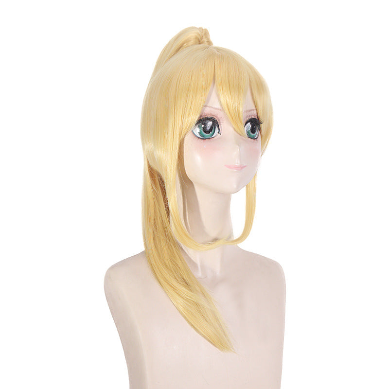 Anime Your Lie in April Cosplay Kaori Miyazono Cosplay Wigs Long Golden Wigs