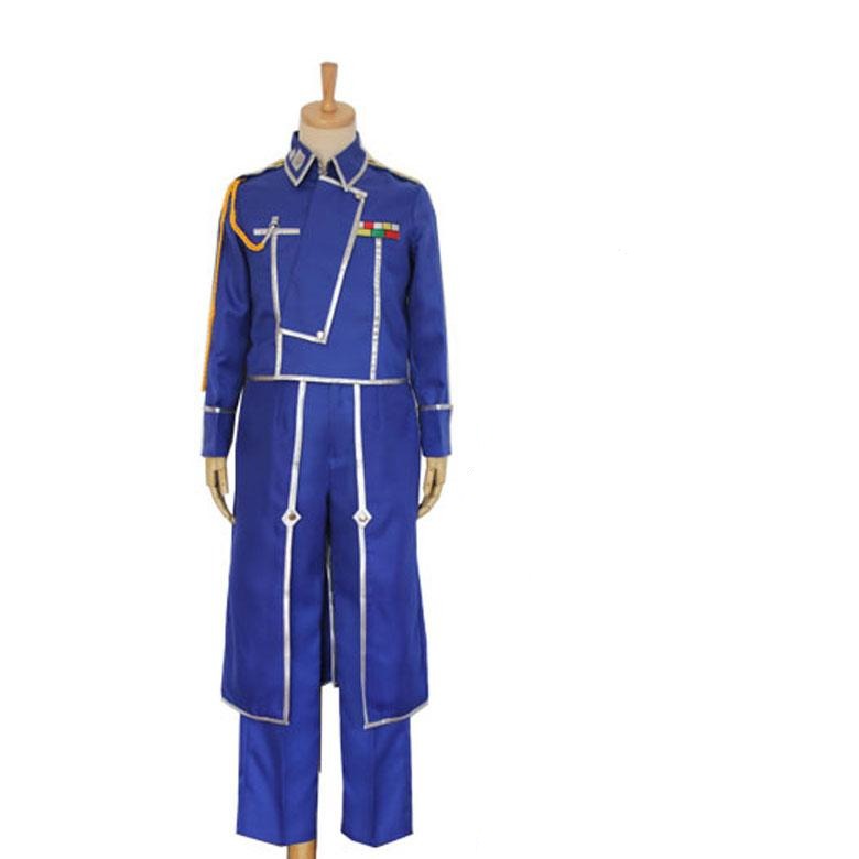 Anime Fullmetal Alchemist Cosplay Roy Mustang Uniform Costume Version 1