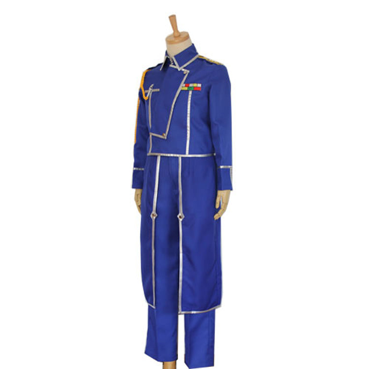 Anime Fullmetal Alchemist Cosplay Roy Mustang Uniform Costume Version 1