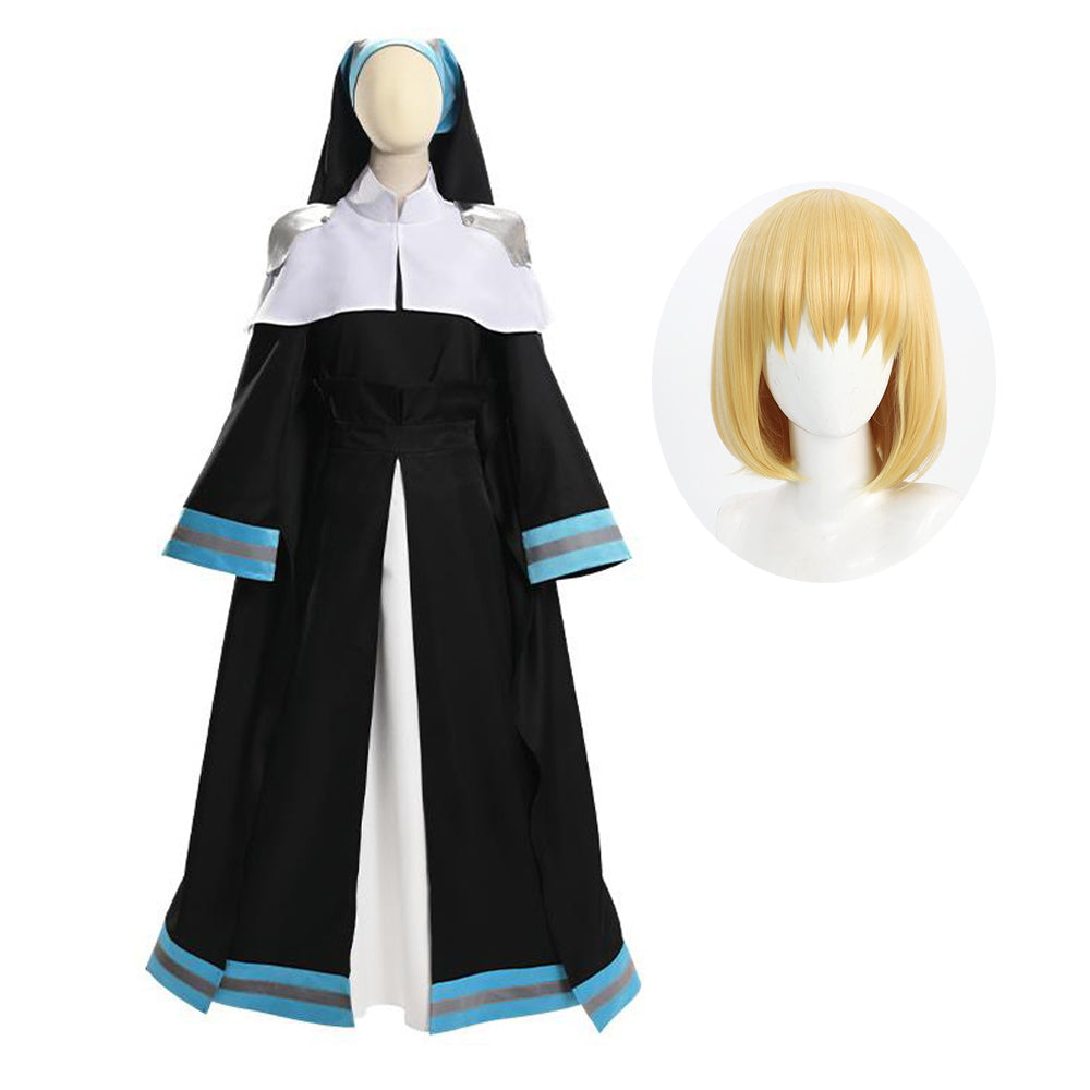 Anime Iris Nun Cosplay Costume Airisu Halloween Cosplay Costume Outfit