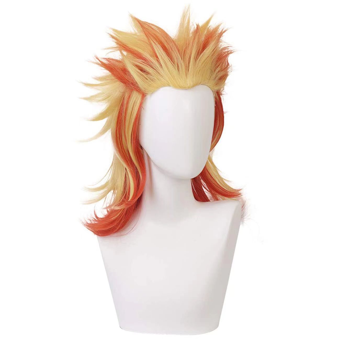 Anime Kyojuro Rengoku Costume With Wigs Full Set Halloween Costume Outfit Set