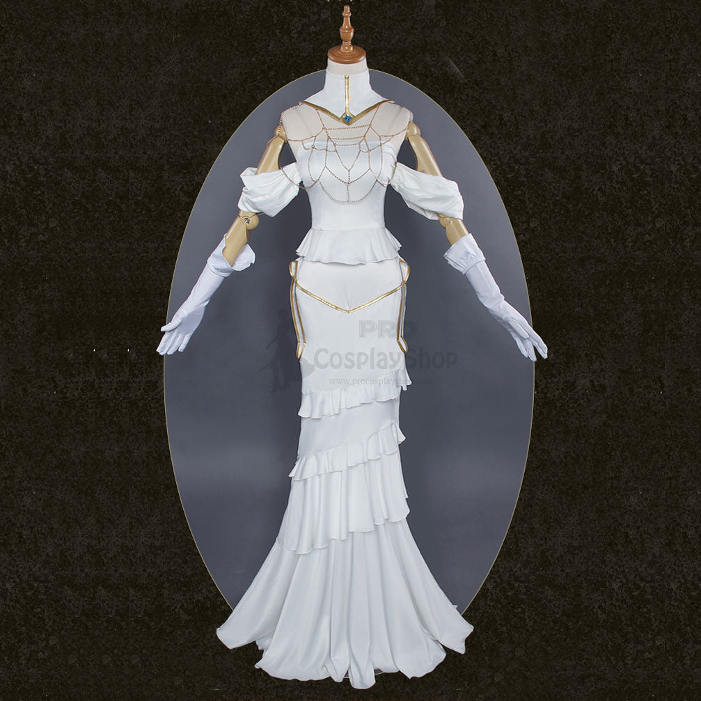 Anime Overlord Albedo Whole Set Costume Dress+Horns+Wigs+Wings Props Halloween Carnival Cosplay Outfit Set