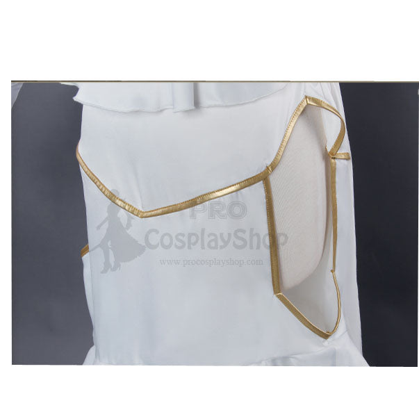 Anime Overlord Cosplay Albedo Cosplay Costume White Dress With Horns Props Halloween Cosplay Outfit