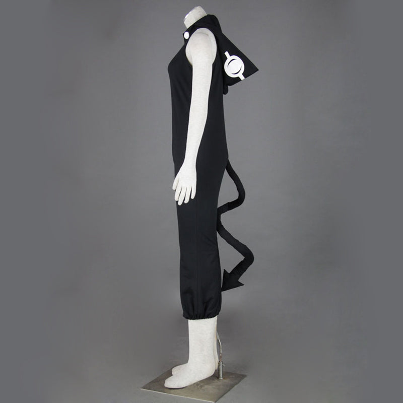 Anime Medusa Gorgon Costume Black Hooded Dress Halloween Cosplay Costume Outfit