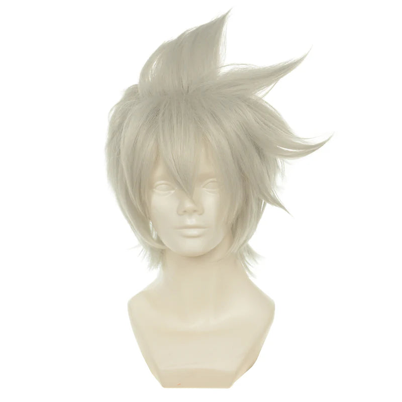 Anime Soul Evans Cosplay Short Silver White Wigs