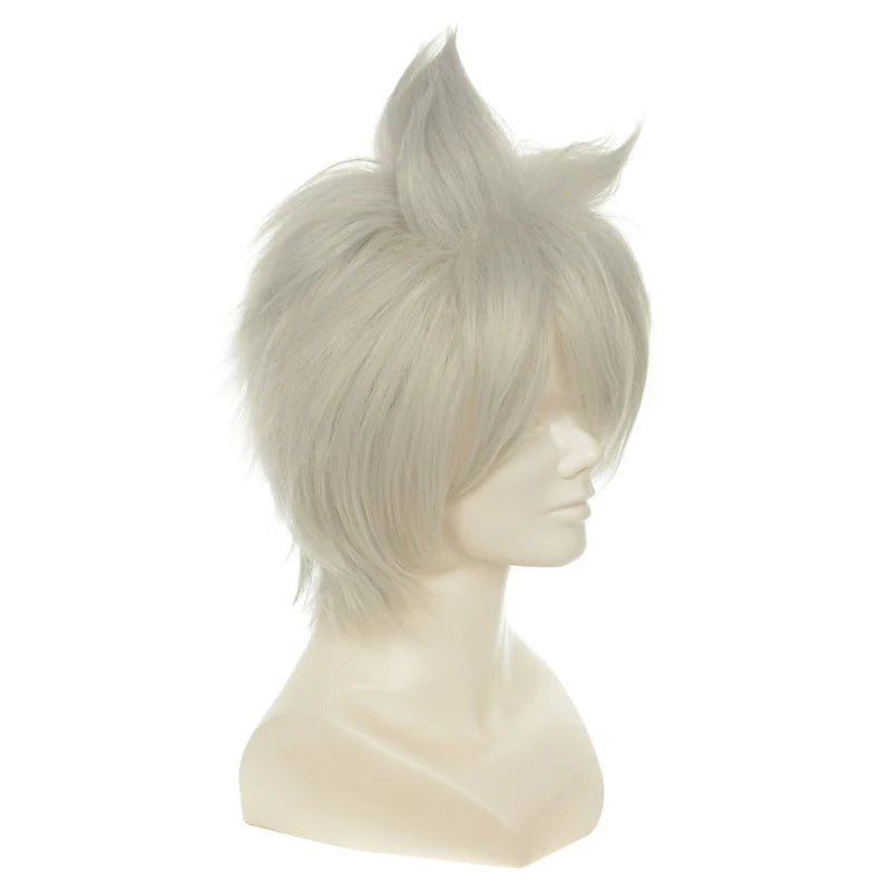 Anime Soul Evans Cosplay Short Silver White Wigs