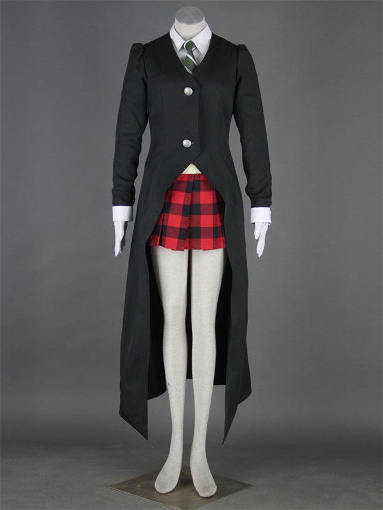 Anime Soul Maka Albarn Cosplay Costume Full Set With Cloak For Kids and Adults Halloween Carnival Cosplay Outfit