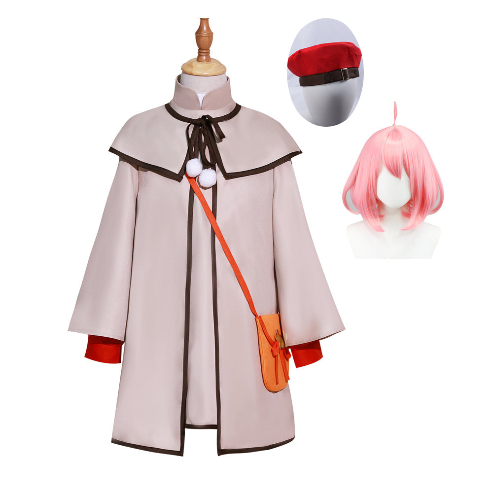Anya Forger CODE White Costume For Kids Girls Anya New Cosplay Outfit Halloween Costume
