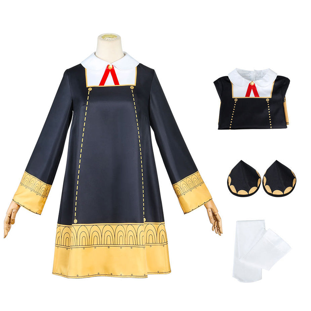Anya Forger Cosplay Costume Dress For Girls and Adults Halloween Cosplay Outfit