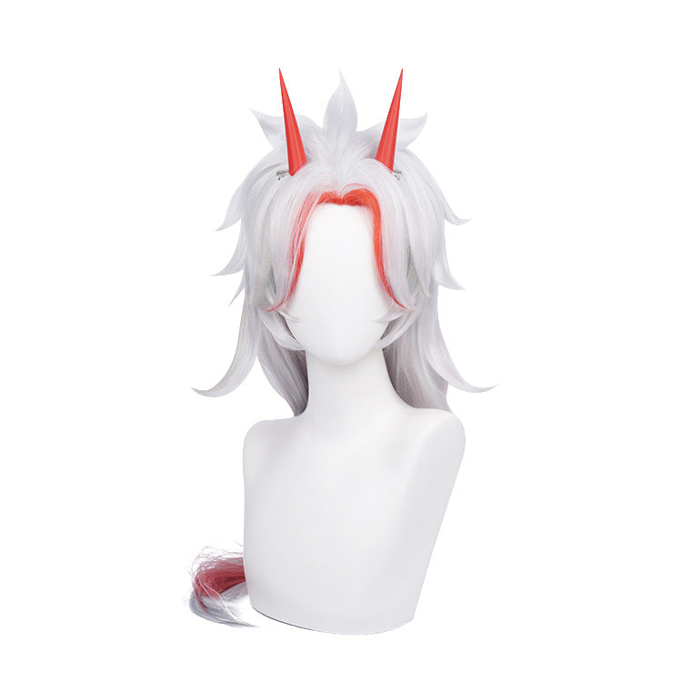 Genshin Impact Arataki Itto Cosplay Costume With Wigs Full Set Halloween Costume Outfit