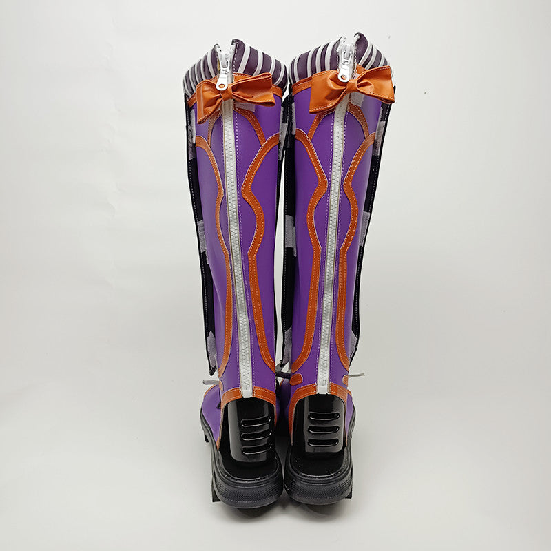 Genshin Impact Arataki Itto Cosplay Shoes Customized PU leather Costume Boots
