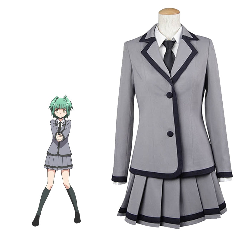 Assassination Classroom Akari Yukimura Kaede Kayano Uniform Costume Outfit Halloween Carnival Cosplay Suit