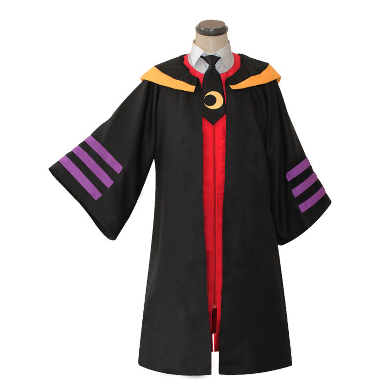 Assassination Classroom Korosensei Cosplay Costume Outfit Cloak Halloween Carnival Costume For Men Women