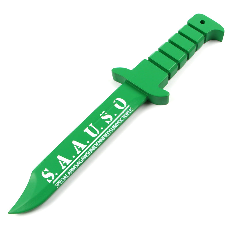 Assassination Classroom Nagisa Shiota Cosplay Props Green Wood Dagger