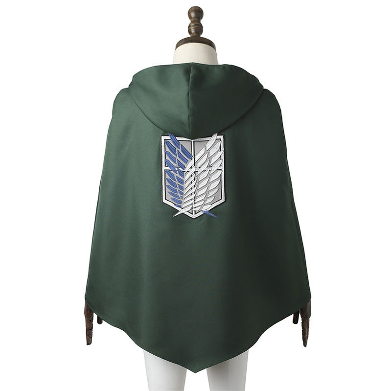 Attack On Titan Shingeki no Kyojin Eren Jaeger Whole Set Costume Costume Uniform With Wigs and Boots