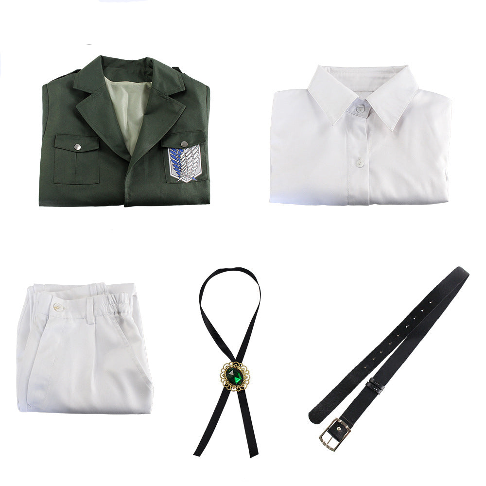 Attack on Titan AOT Final Season 4 Levi Ackerman Costume Uniform Shingeki No Kyojin Costume Set