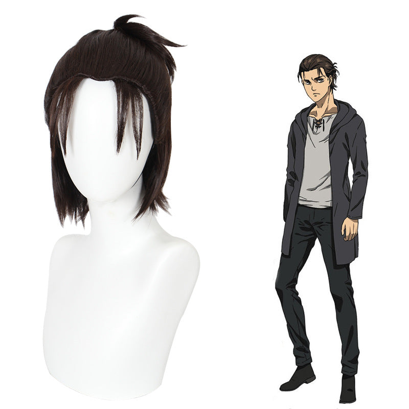 Attack on Titan AOT Final Season 4 Eren Jaeger Cosplay Wigs
