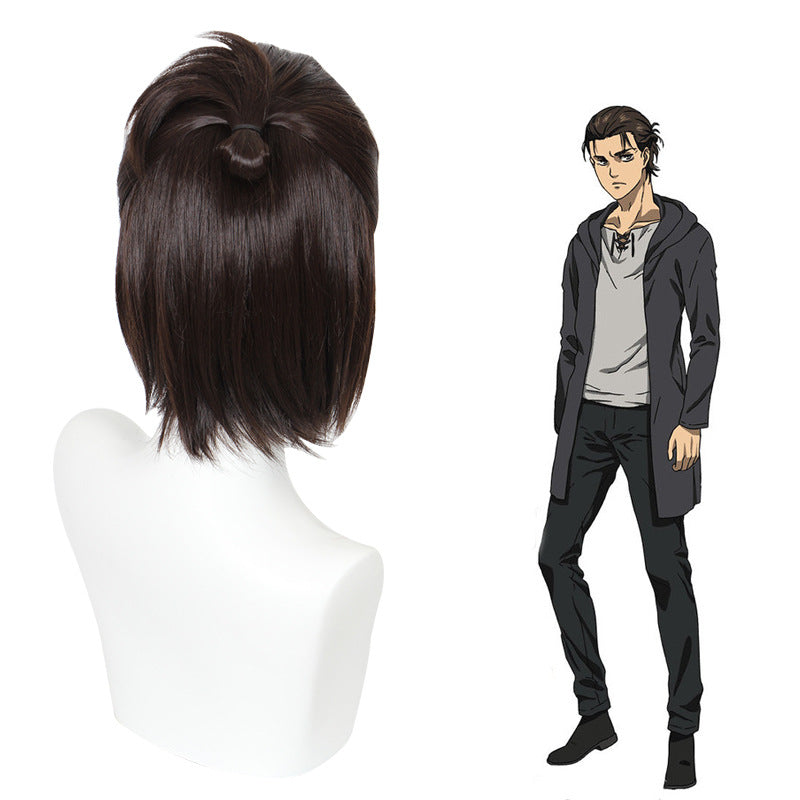 Attack on Titan AOT Final Season 4 Eren Jaeger Cosplay Wigs