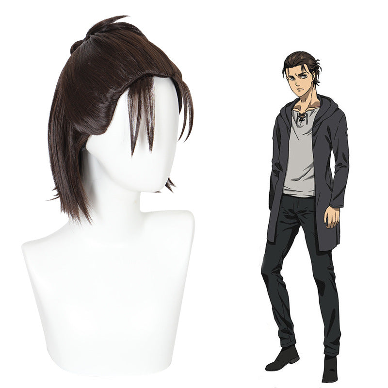 Attack on Titan AOT Final Season 4 Eren Jaeger Cosplay Wigs