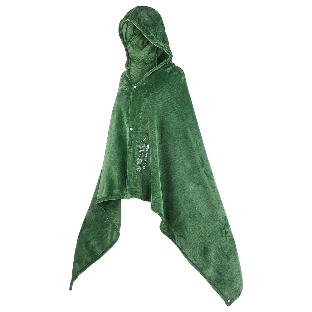 Attack on Titan Shingeki no Kyojin AOT Flannel Cloak Wings of Freedom Bath Robe