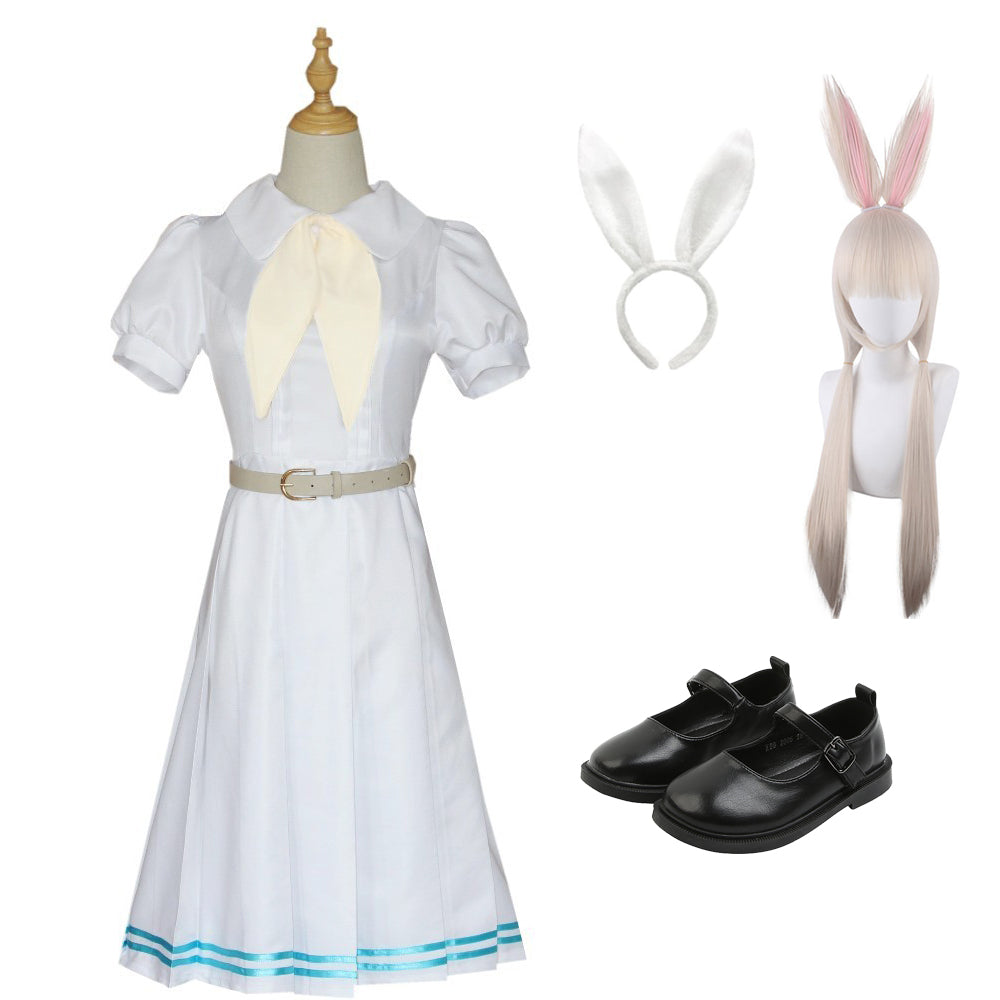 Beastars Haru Costume Miss Rabbit Costume With Wigs and Shoes Whole Set Halloween Costume Set