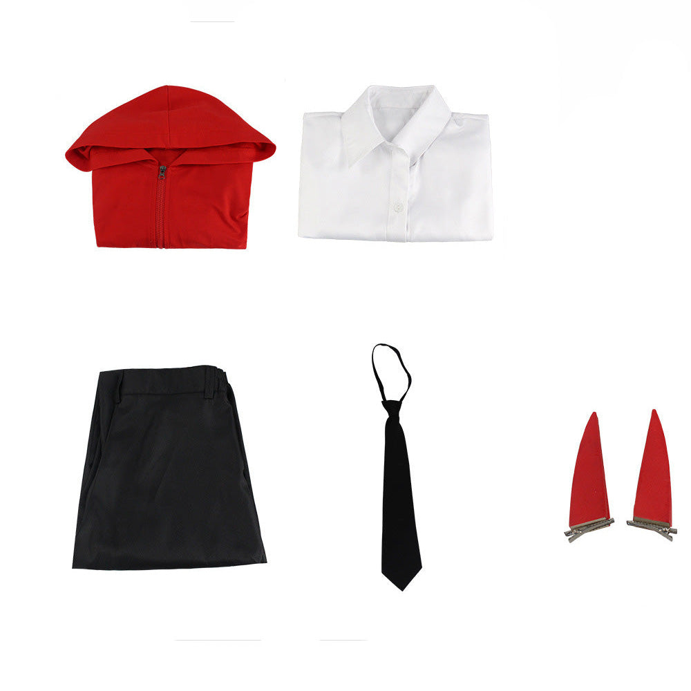 Blood Fiend Power Cosplay Costume Red Version Halloween Cosplay Outfit Set