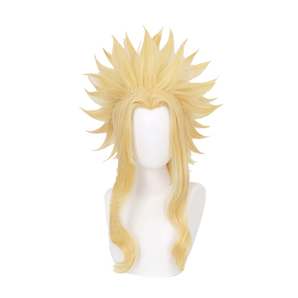All Might Wigs Toshinori Yagi Golden Cosplay Wigs Accessories