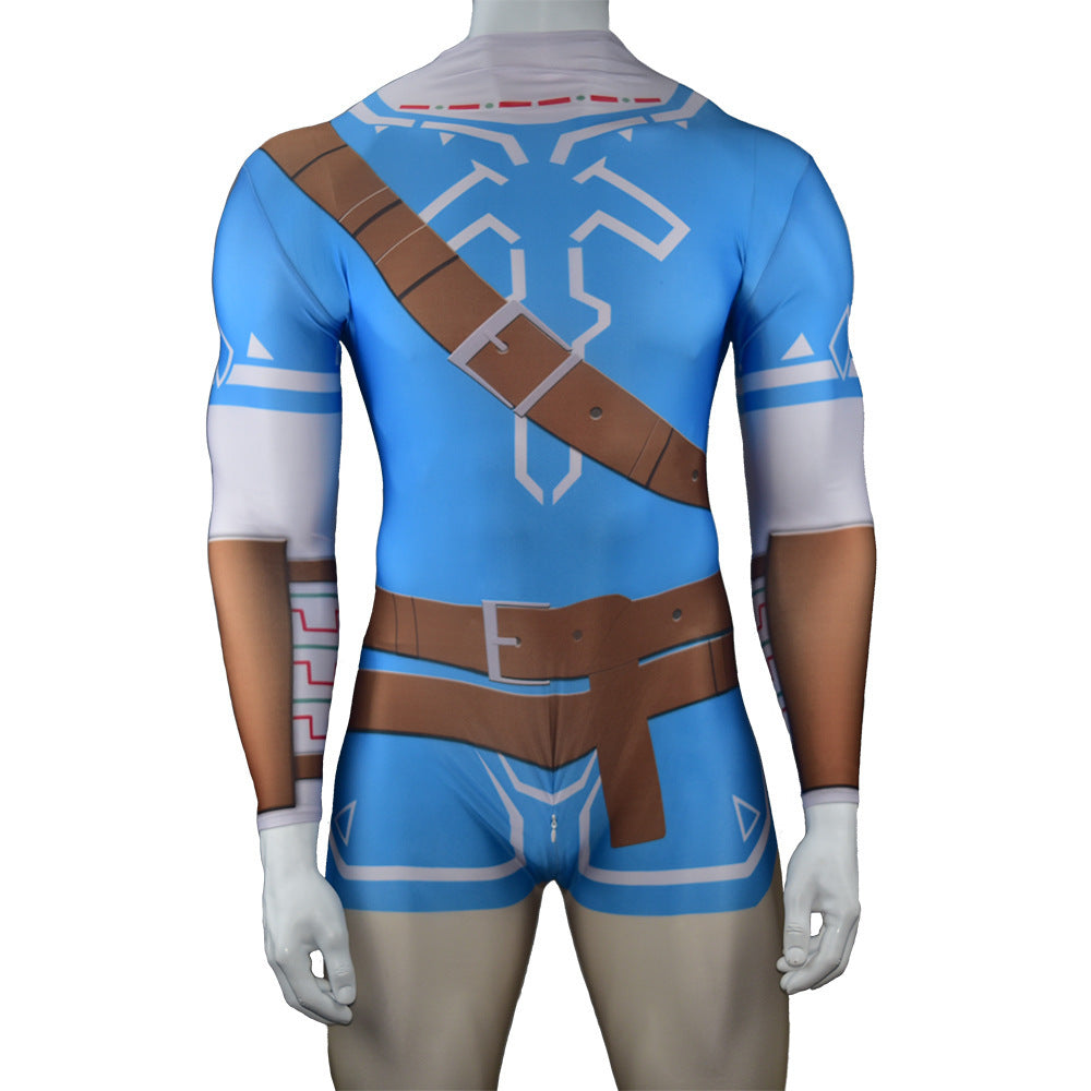 Halloween Costyume Link Cosplay Costume Zentai Cosplay Jumpsuit Outfit