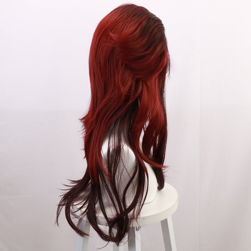 Anime Tanjiro Kamado Female Version Wigs Long Cosplay Wigs For Women Girls