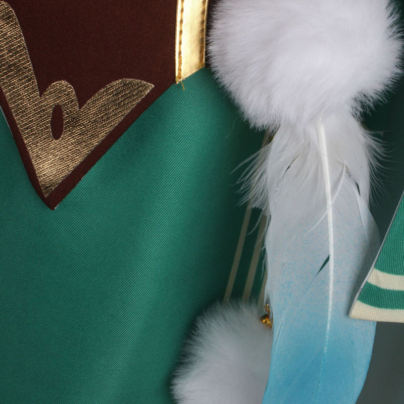 Genshin Impact Venti Cosplay Costume Full Set With Hat Halloween Carnival Cosplay Outfit