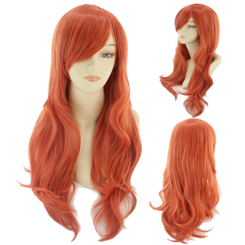 Anime One Piece Nami Cosplay Wigs Orange Long Wigs