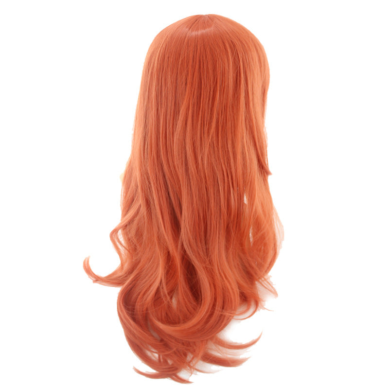 Anime One Piece Nami Cosplay Wigs Orange Long Wigs