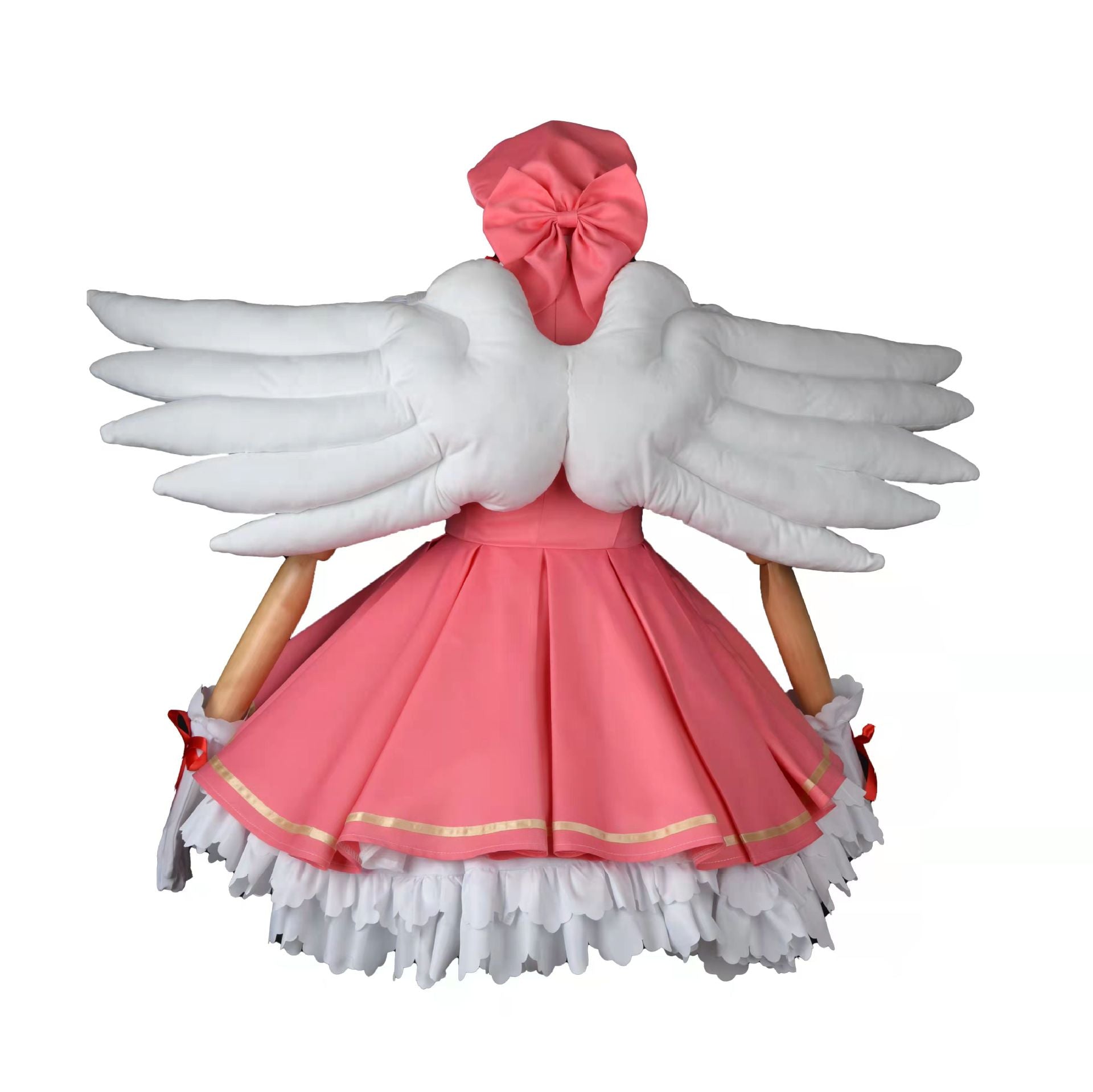 Cardcaptor Sakura Sakura Kinomoto Cosplay Costume Battle Outfit Pink Dress Cosplay