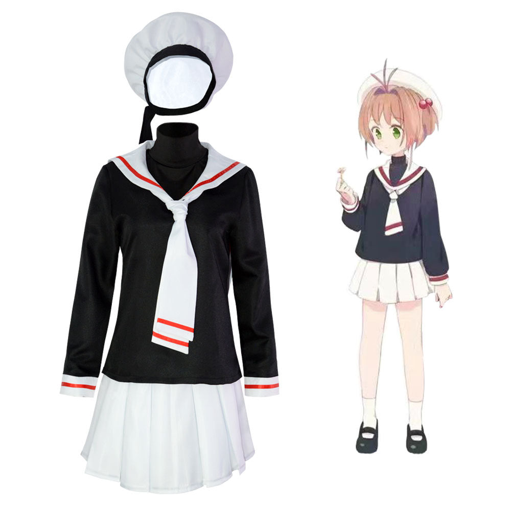 Cardcaptor Sakura Clear Card Sakura Kinomoto School Uniform Costume Cosplay Outfit