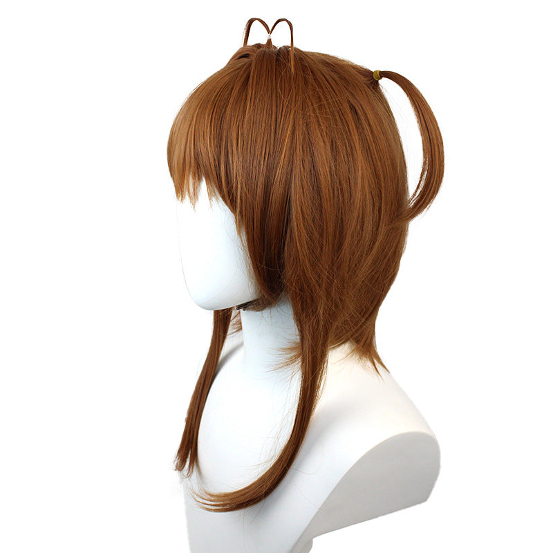 Cardcaptor Sakura Kinomoto Cosplay Wigs Brown Wigs