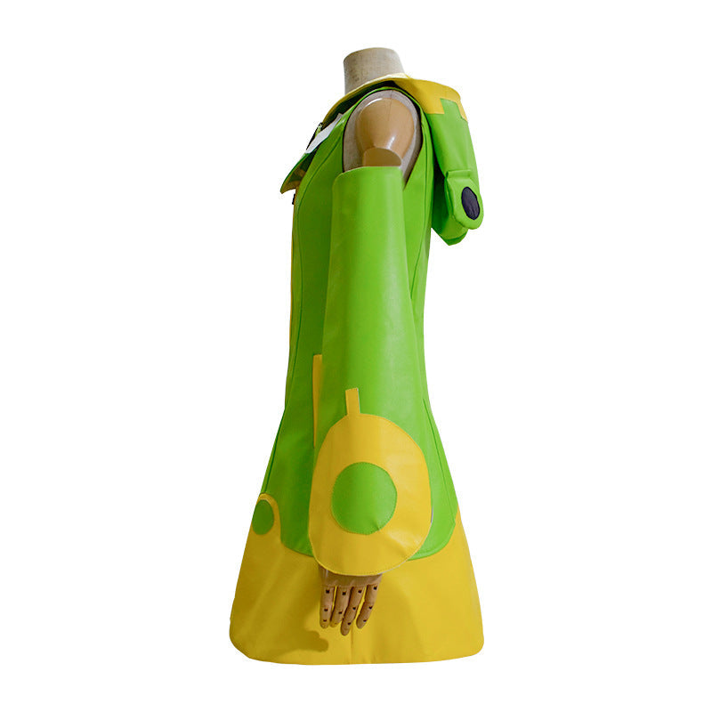 Cardcaptor Sakura Clear Card Kinomoto Sakura Cosplay Costume Froggy Raincoat  Cosplay Outfit