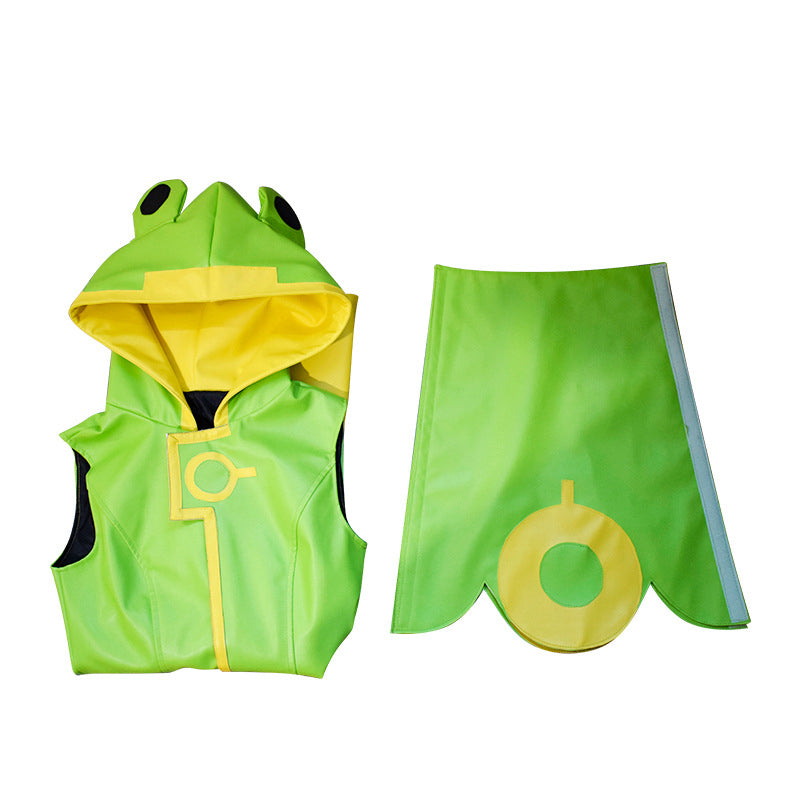 Cardcaptor Sakura Clear Card Kinomoto Sakura Cosplay Costume Froggy Raincoat  Cosplay Outfit