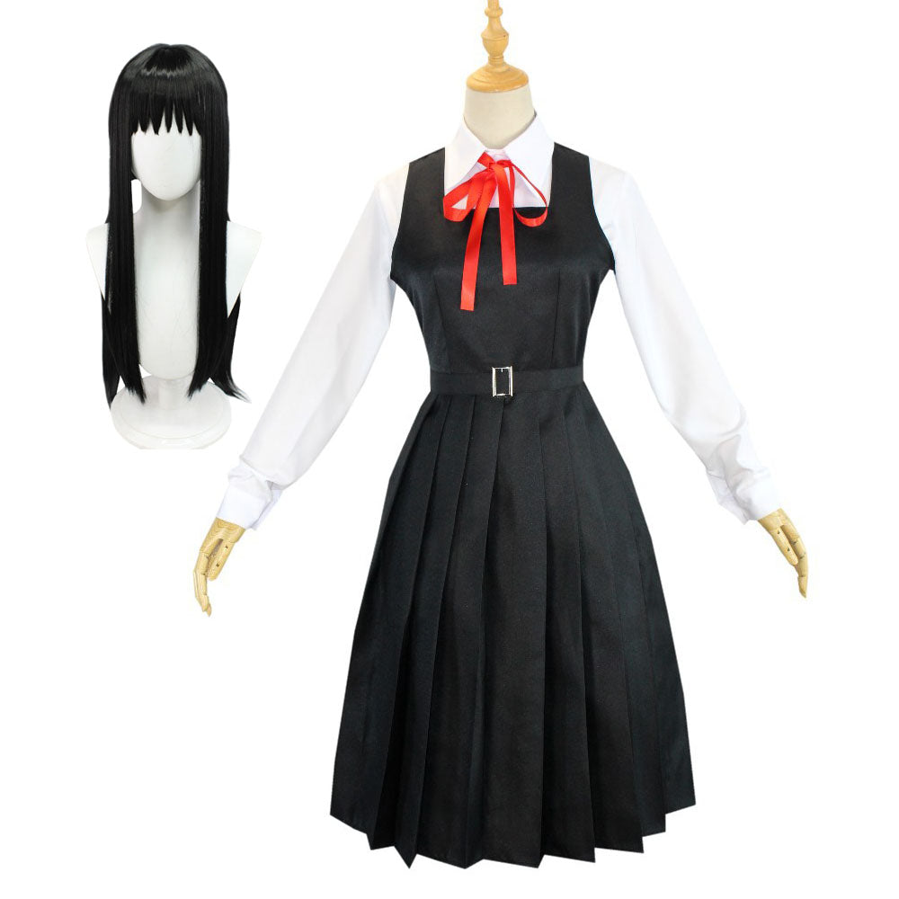 Chainsaw Man Asa Mitaka Costume Uniform Dress Halloween Carnival Cosplay Outfit