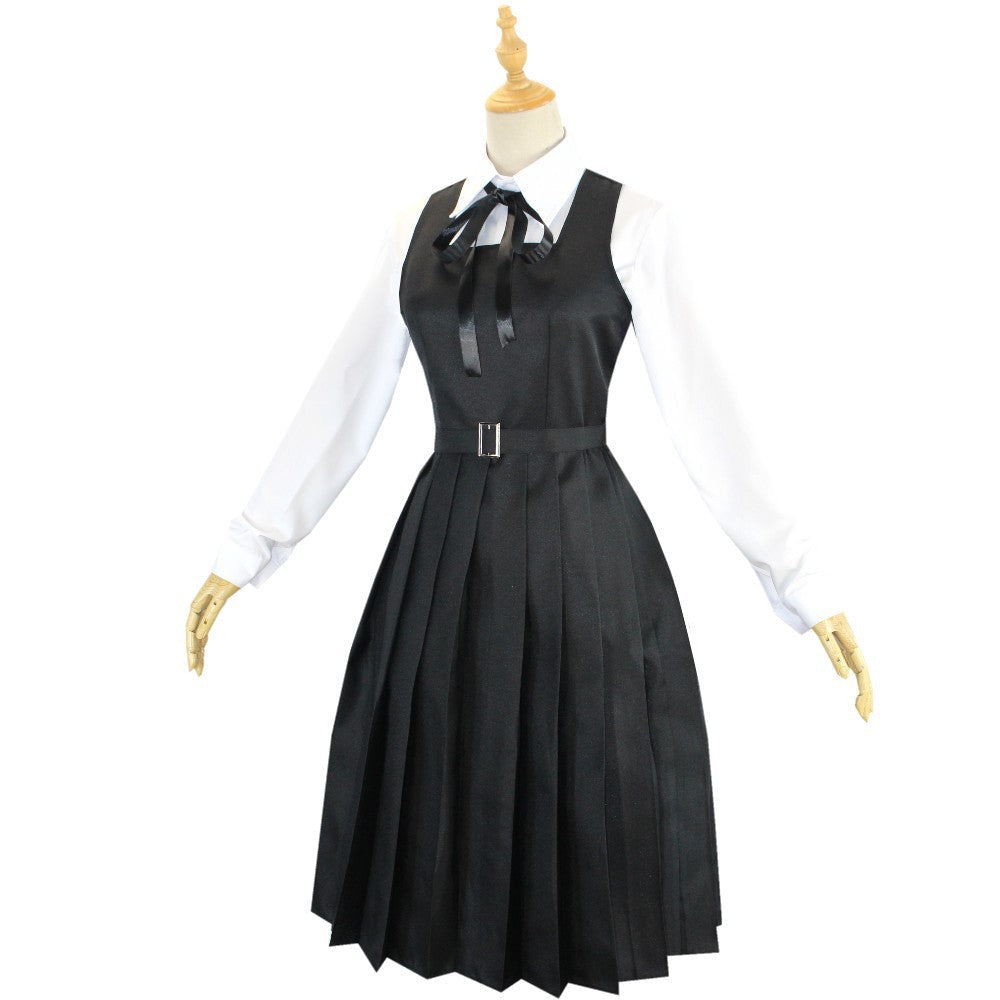 Chainsaw Man Asa Mitaka Costume Uniform Dress Halloween Carnival Cosplay Outfit